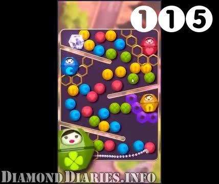 Diamond Diaries Saga : Level 115 – Videos, Cheats, Tips and Tricks