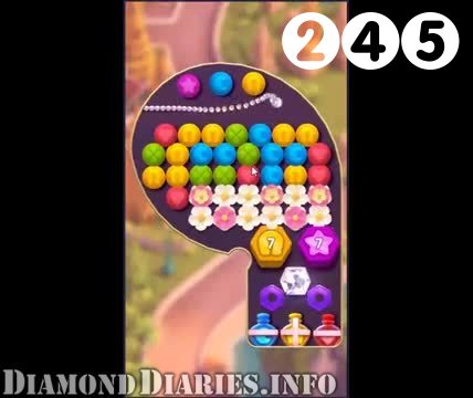 Diamond Diaries Saga : Level 245 – Videos, Cheats, Tips and Tricks