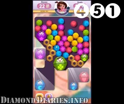 Diamond Diaries Saga : Level 451 – Videos, Cheats, Tips and Tricks