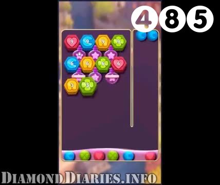 Diamond Diaries Saga : Level 485 – Videos, Cheats, Tips and Tricks