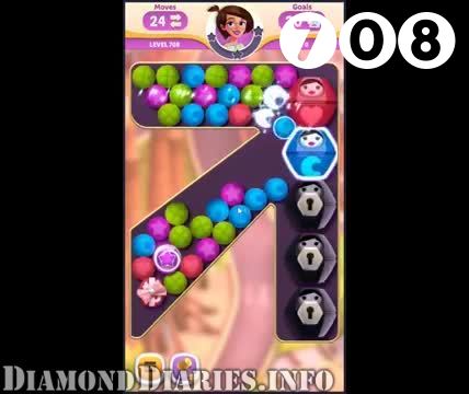 Diamond Diaries Saga : Level 708 – Videos, Cheats, Tips and Tricks