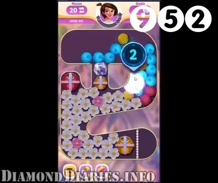 Diamond Diaries Saga : Level 952 – Videos, Cheats, Tips and Tricks